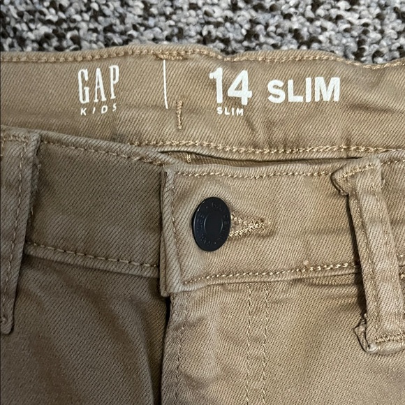 GAP Khaki Pants Sz 14 Slim - LIKE NEW - Picture 2 of 5